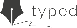 typed logo